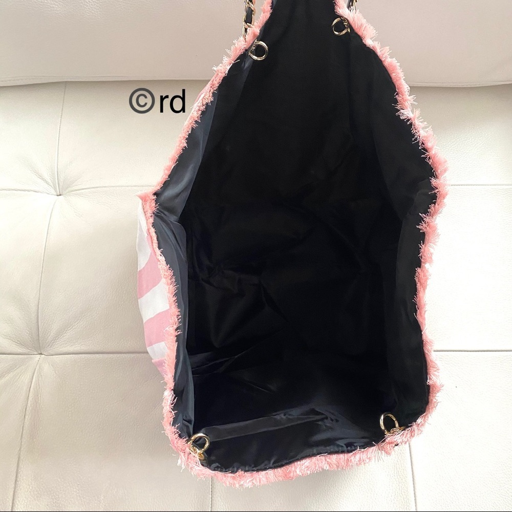 Victoria’s Secret Pink Stripe Beach Bag $58 - Picture 11 of 12